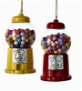 Kurt Adler - Gumball Machine Ornaments - Set of 2