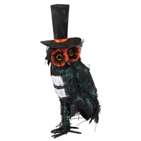 Grassland Road - Halloween Owl With Top Hat