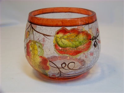 Harvest Votive Holder - Orange