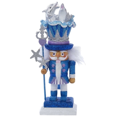 Kurt Adler - Hollywood Dolphin Nutcracker, 12 Inch