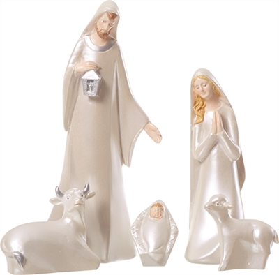Holy Family Nativity Figurines - Set of 5