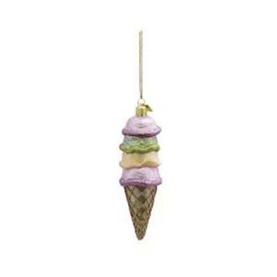 Noble Gems - Ice Cream Cone Ornament