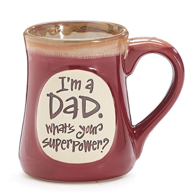 I'm a Dad Whats Your Superpower 18 Oz Mug