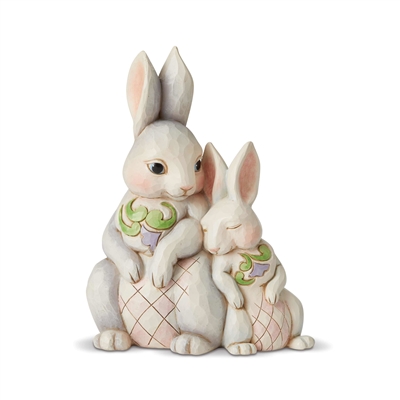 Jim Shore - Snuggling Bunnies