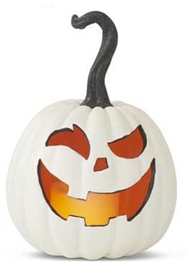 K&K LED Flicker Flame Pumpkin 9 Inch