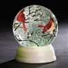 LED Swirl Dome with Painted Cardinal