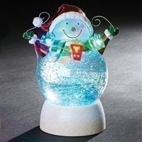 Roman, Inc. 3 Neon LED Ice Cube Snowman Assortment - 132429