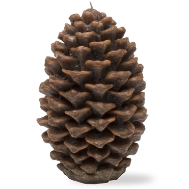 Large Pinecone Candle