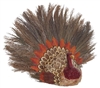 Large PlumedTurkey Figurine