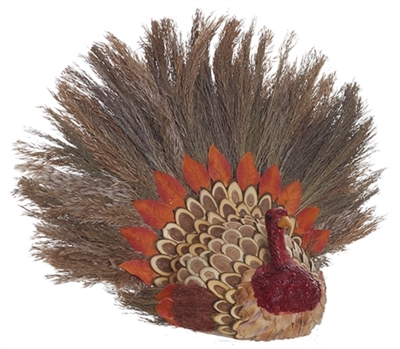 Large PlumedTurkey Figurine
