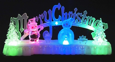 Ganz - Light Up Merry Christmas with Snowmen