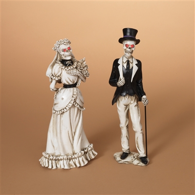 Gerson - Light Up - Skeleton Couple - 10.5 "
