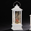 Roman - Lighted Swirl Lantern with Cardinal - LED