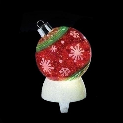 Roman Inc. - Lit Led Christmas Ornament Stocking Holder - 6.75"