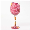 Lolita - Best Daughter Ever - 15 oz Wine Glass