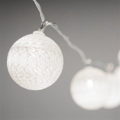 Lucent Globe 10 Led Light String - White