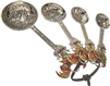 GANZ Measuring Spoons Set  - Roosters