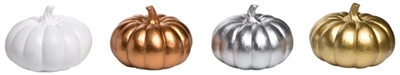 Medium Elegant Pumpkins - Set of 4