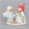 Cherished Teddies - Michael Bear with Snowman - 133477