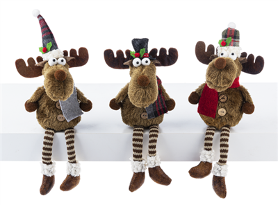 GANZ - Moose Shelf Sitters - Set of 3