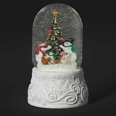 Roman - Musical LED Swirl Dome Snowmen and Tree