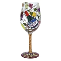 My Therapy Wine Glass