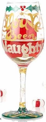 Naughty X-Mas-  Wine Glass