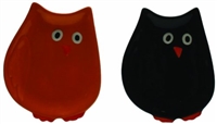Night Owl Shaped Appetizer Plates - Tag