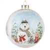 RAZ - North Pole Friends Ball Ornament - 5"