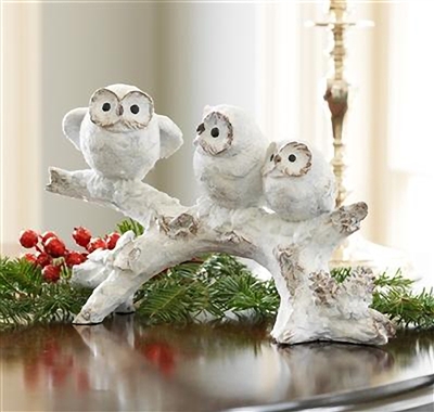 Owls On A Branch