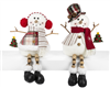 GANZ - Pattern Play Snowman Shelf Sitters - Set of 3