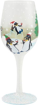 Lolita - Penguin Party - 15 oz Wine Glass