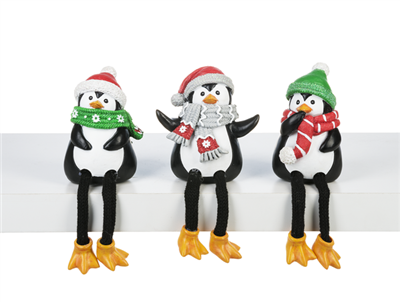 Ganz - Penguin Shelf Sitters - Set of 3
