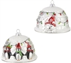 RAZ Imports - Penguin and Polar Bear Igloo Ornament - Set of 2