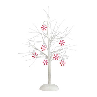 Peppermint Lit Bare Branch Tree