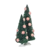 Peppermint Lit Sisal Trees