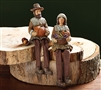 Pilgrim Shelf Sitters - Man and Woman