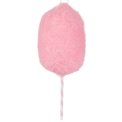 Raz Imports - 7.5" Pink Cotton Candy Ornament