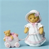 Cherished Teddies - Pulling a Heart Shaped Cart - 4051036