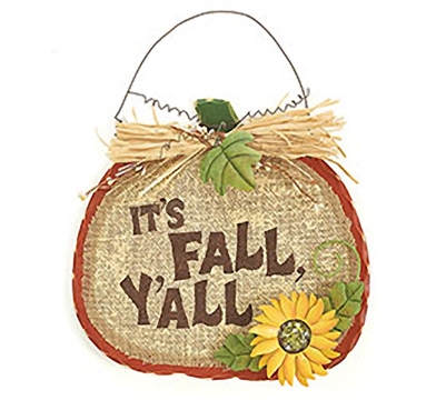 Pumpkin Wall Hanging - It's Fall Y'all