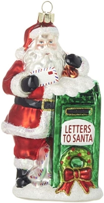 Raz - Letters to Santa Ornament