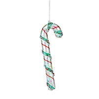Red Green Candy Cane Ornament