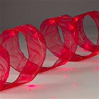 Shape-able Mesh Ribbon with Red LED's