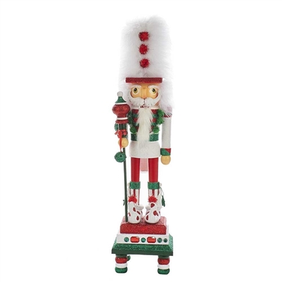 Kurt Adler - Hollywood Red, White and Green Guard Nutcracker