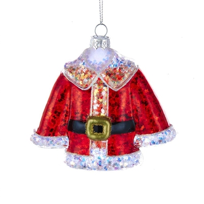 Kurt Adler - Red and White Santa Jacket Ornament