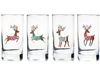 Holiday Reindeer Drinking Glasses
Set of 4