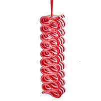 RAZ Imports - 5.75" Ribbon Candy Ornament