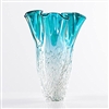 Ripple Glass Lustre Vase - Tall - Torre & Tagus