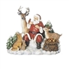 Roman 10.5" Santa with Animals Figurine