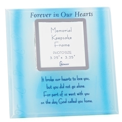 Roman Inc. - 'Forever in Our Hearts' Glass Memorial Photo Frame - Exclusive